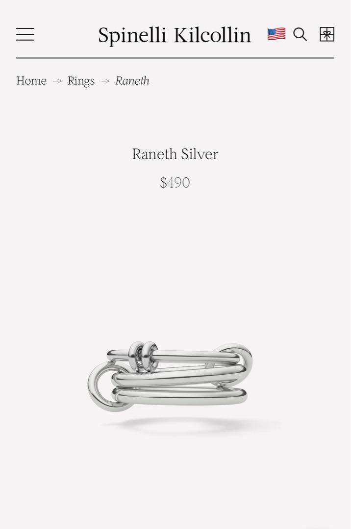 アクセサリー Spinelli Kilcollin / Raneth Sliver Ring
