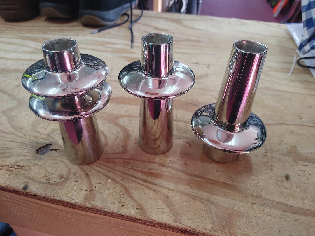 3セット GEORG JENSEN キャンドルホルダー ジョージジェンセン