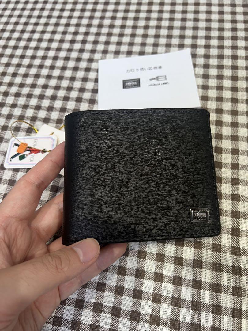 ⭐️在庫一掃⭐️ポーター カレント 二つ折り財布 ブラック レザー エンボス新品