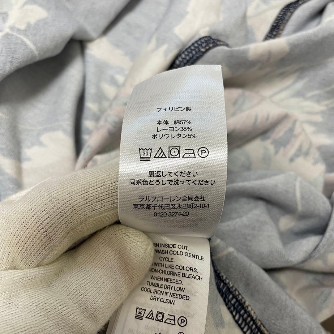 ラルフローレン　フローラル 花柄　ワンピース　フレア　ジャージー S サイズ