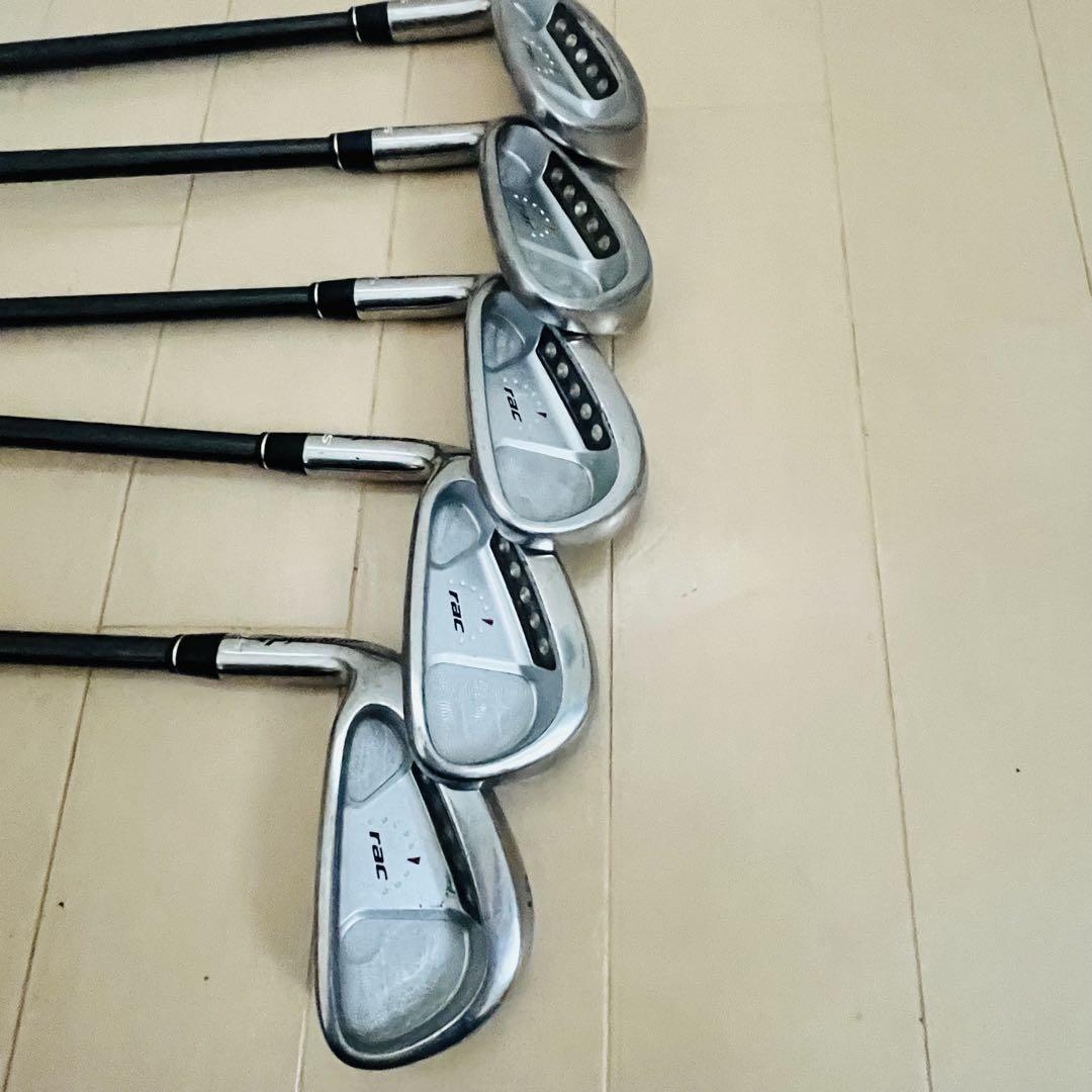 テーラーメイド rac メンズアイアン　ゴルフクラブ　左利き 5本セット