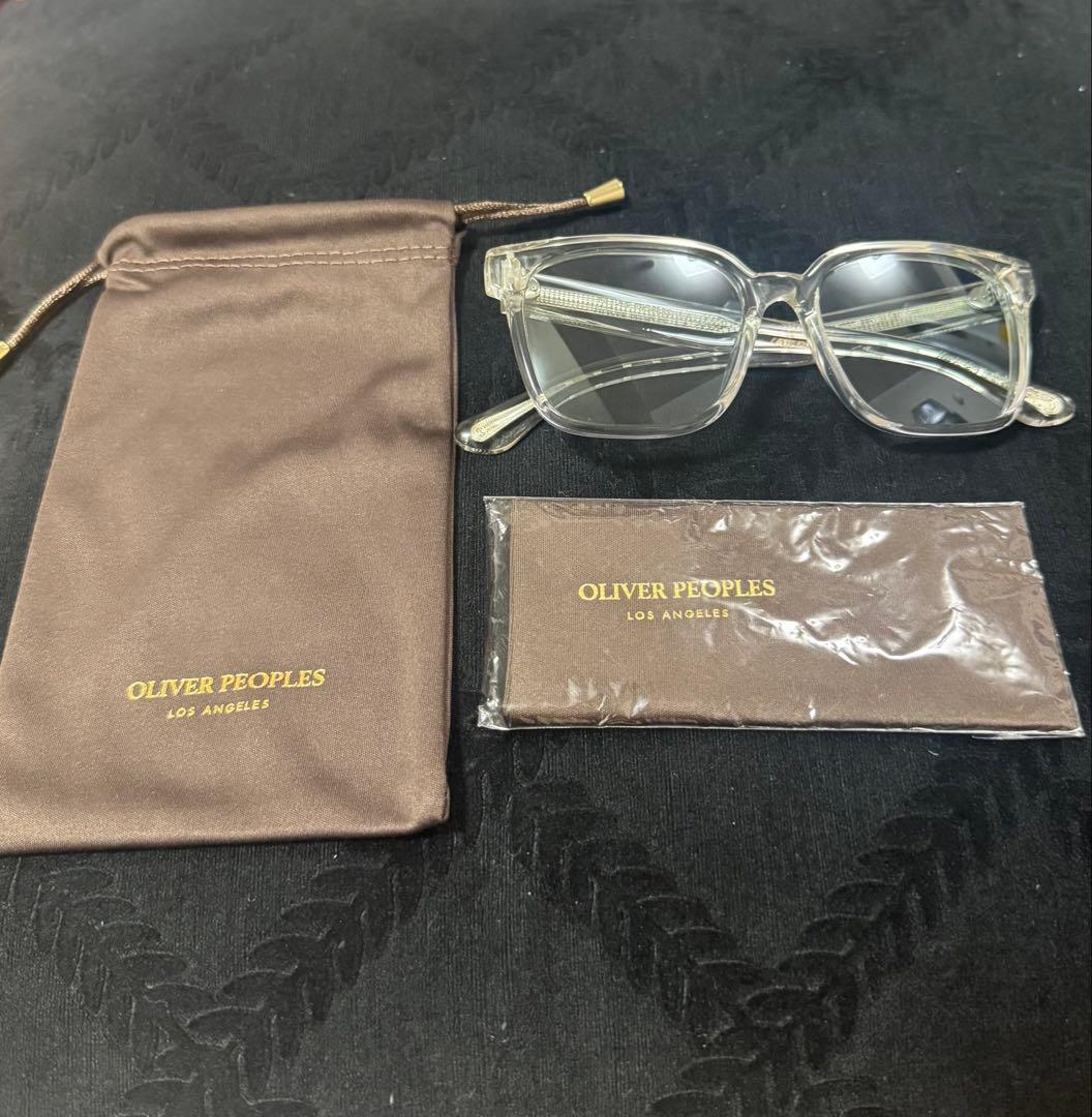 OLIVER PEOPLES クリアフレーム サングラス
