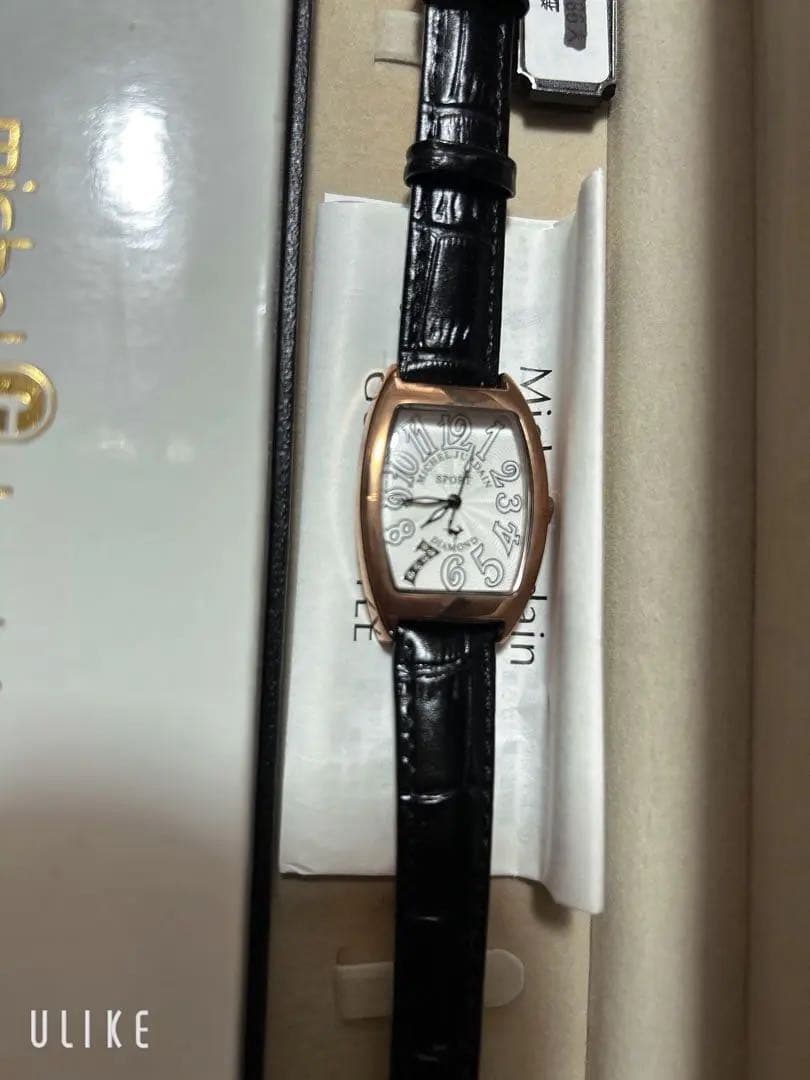 michel jurdain 四角形ダイヤル 時計