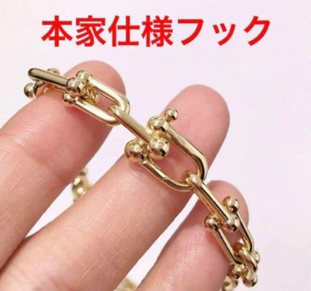 ✨グラジュ✨リンク✨ハードウェア✨ゴールドネックレス✨ブレスレットも有り