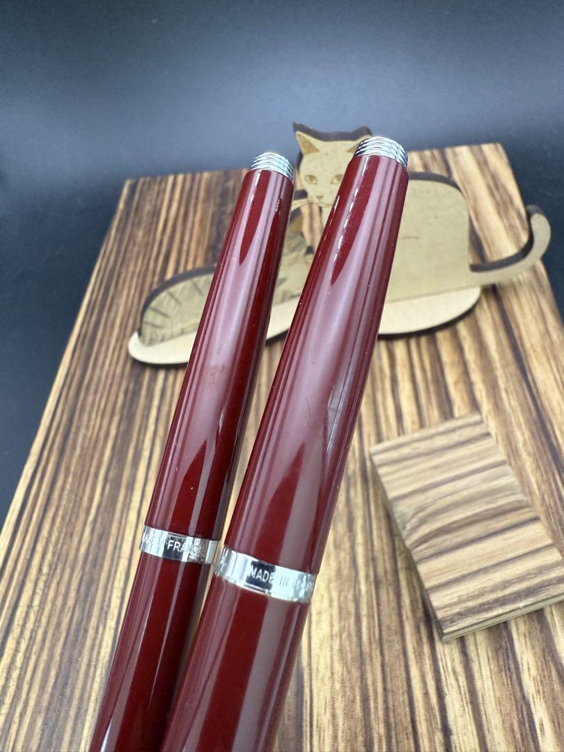 レア PARKER 万年筆 75 オクタニウム バーガンディ おまけ付