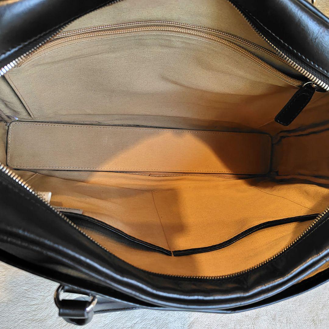 コンプレックスガーデンズ レザー 2Wayビジネスバッグ　黒