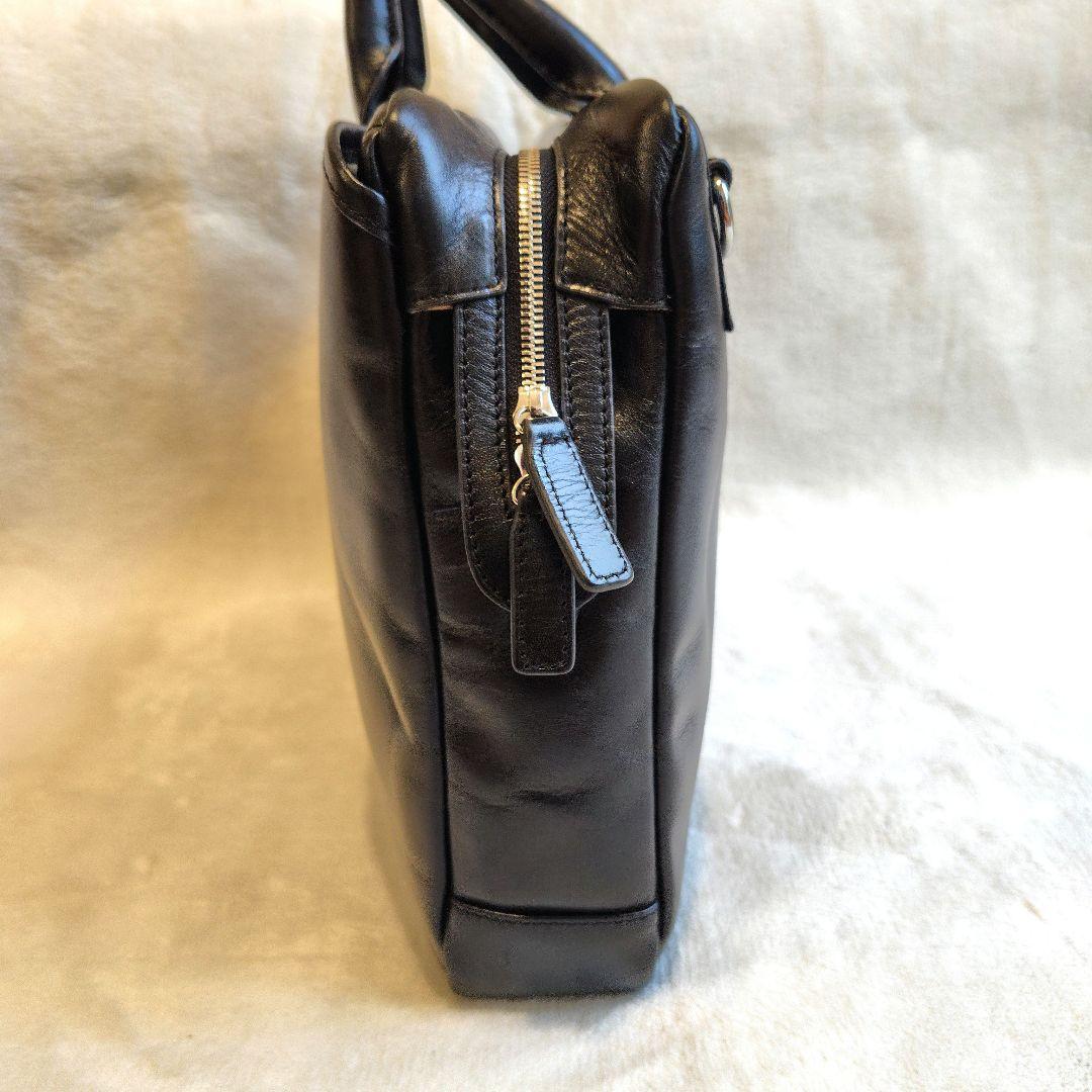 コンプレックスガーデンズ レザー 2Wayビジネスバッグ　黒