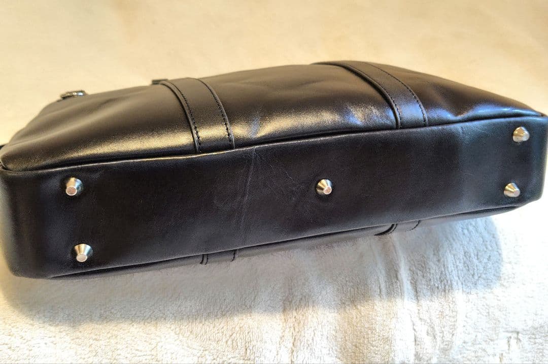 コンプレックスガーデンズ レザー 2Wayビジネスバッグ　黒