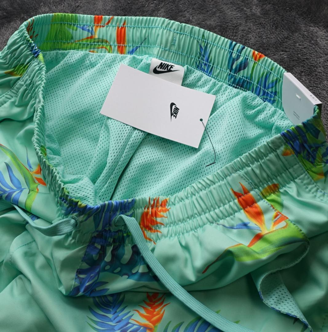 B新品 Lサイズ ナイキ リゾート柄ショートパンツ 水陸 FQ0350
