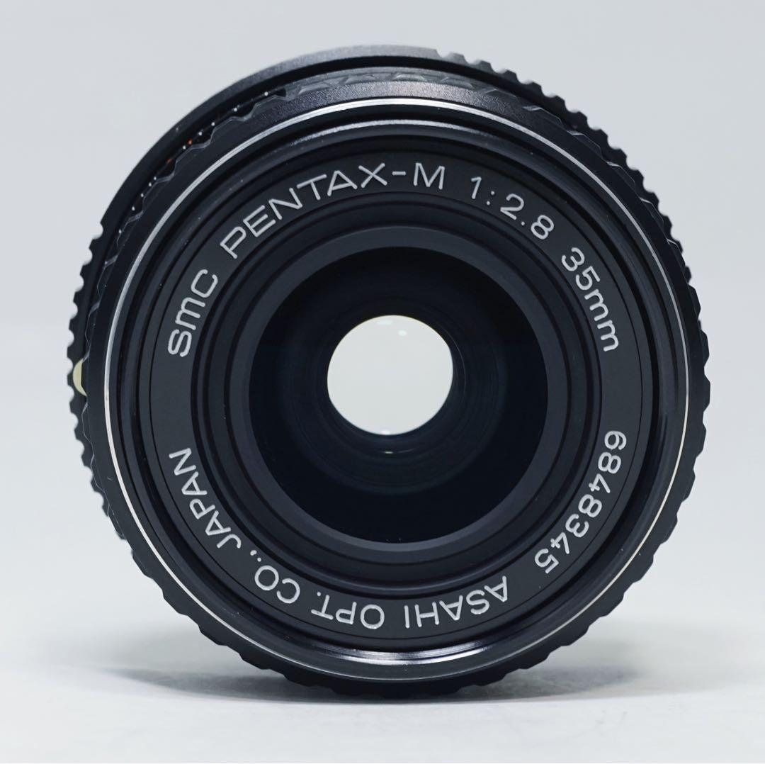 美品 Pentax smc PENTAX M 35mm f2.8 フード付き