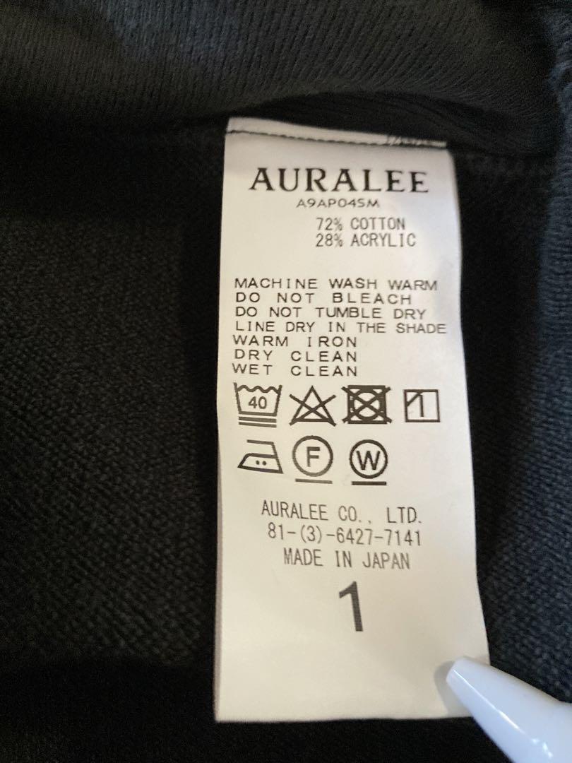 AURALLE オーラリー パーカー ブラック 黒 1