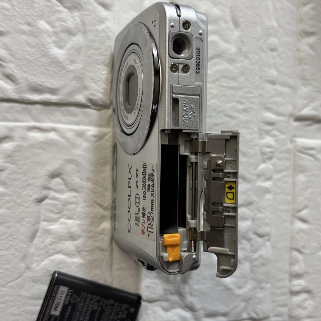 【極美品】Nikon COOLPIX S210 デジカメ フルセット ◆動作確認