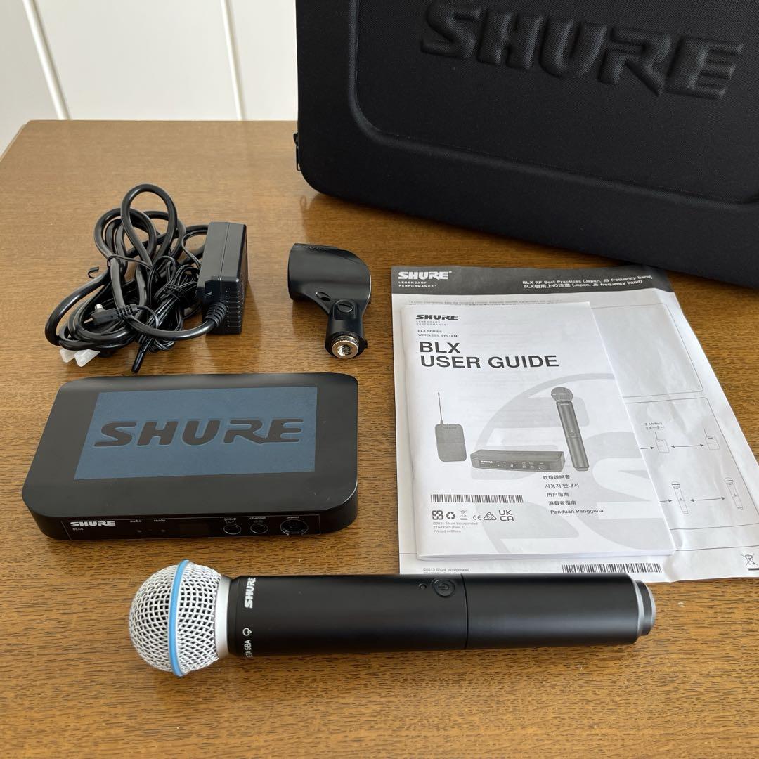 【超美品】SHURE BLX24/BETA58 ワイヤレスマイクShure