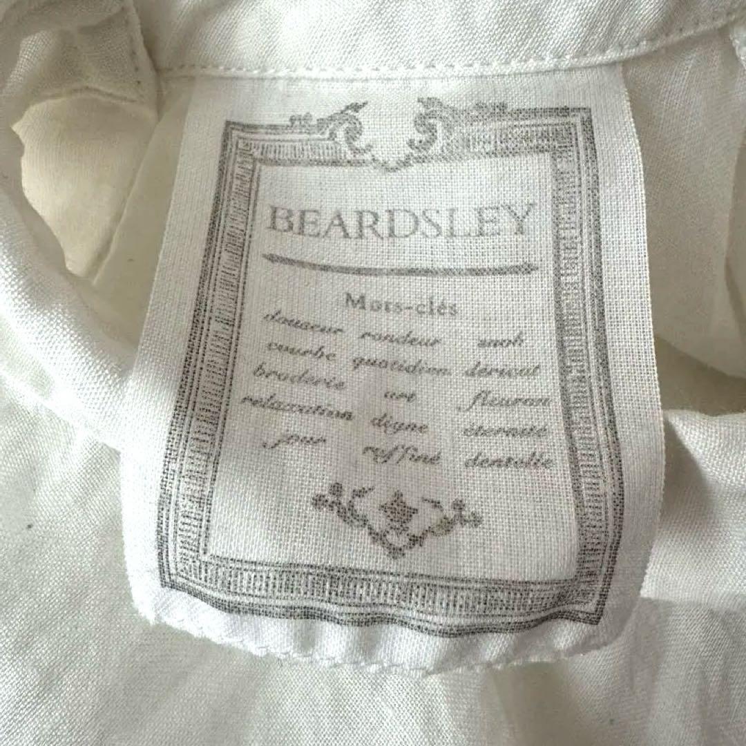BEARDSLEY ビアズリー ラミーリネン前後ブラウス 白 BEARDSLEY ビアズリー ラミーリネン前後ブラウス 白 - メルカリ