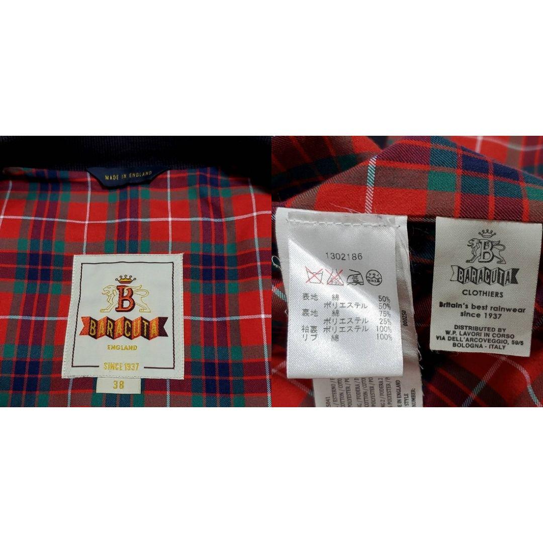 M バラクータ BARACUTA ブルゾン 38 グレー系 画像10