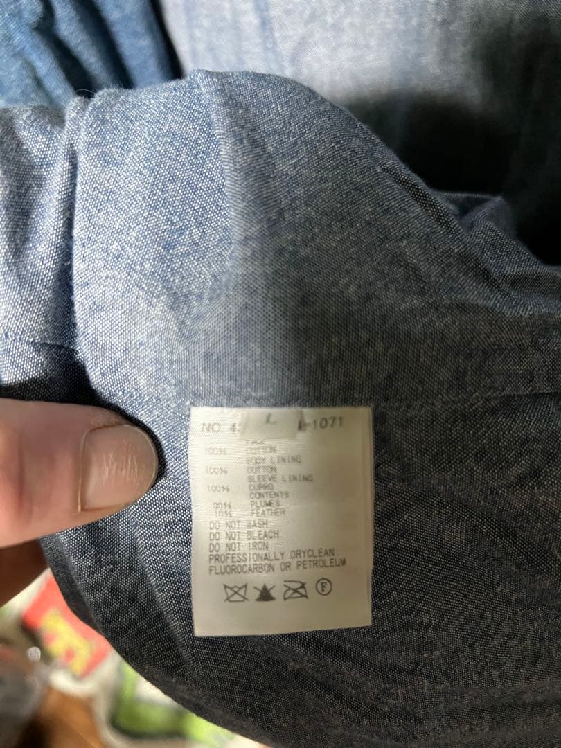 フード付きダウンジャケット Lサイズ