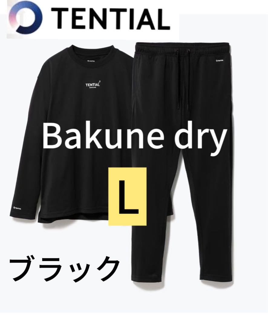 長袖L　テンシャル　バクネドライ　Tential Bakune Dry ブラック