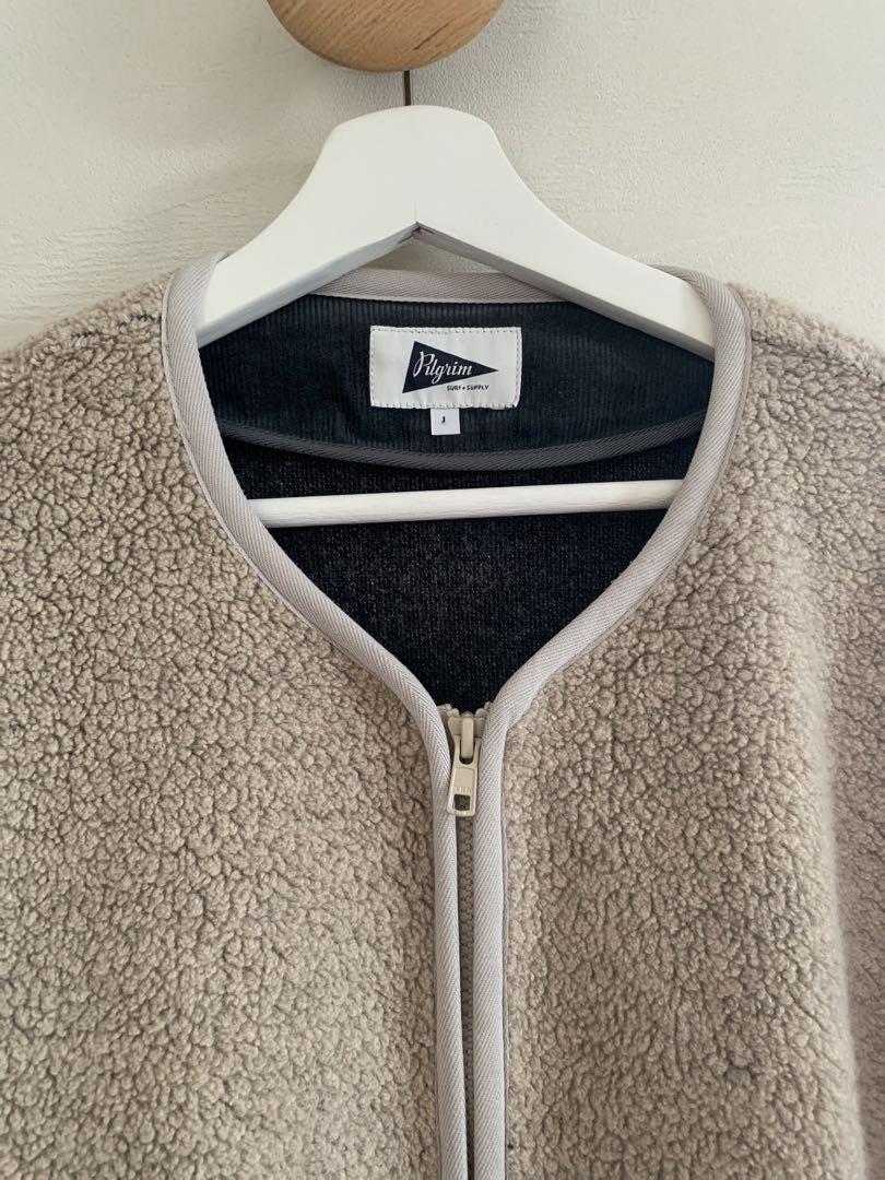 pilgrim surf+supply ウールフリースジップジャケット