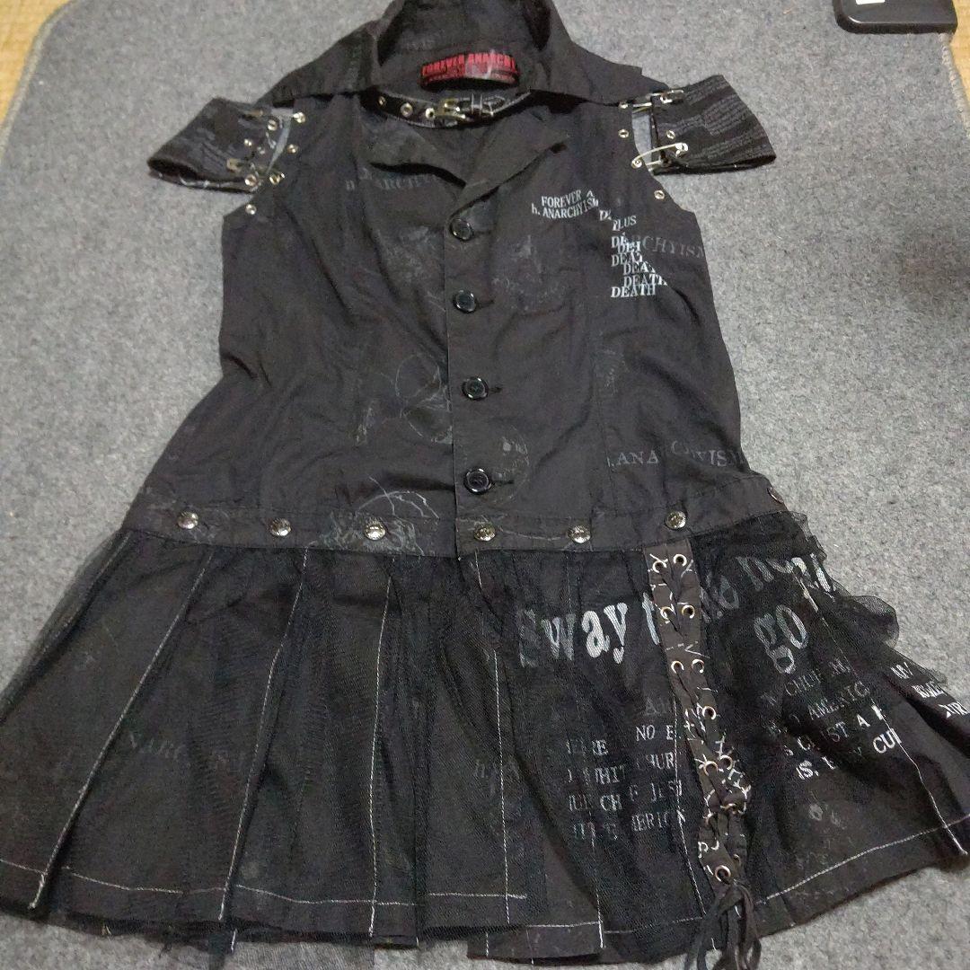 FOREVER ANARCHY ゴスロリ　 ブラック　美品　パンク　ロック