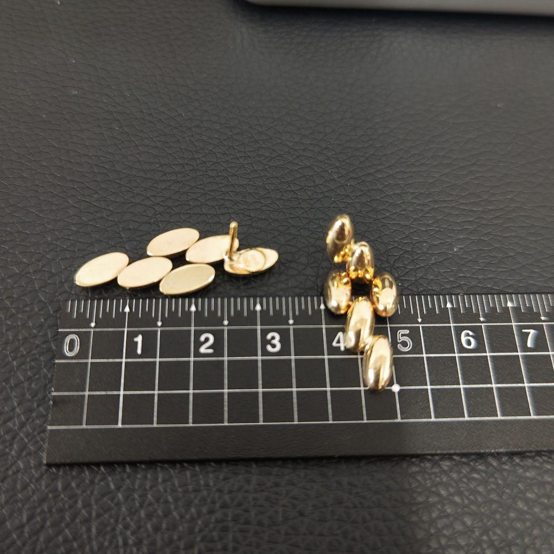肌触りがいい SM051707)K18 YG ピアス 750 Italy 18金 アクセサリー アクセサリー