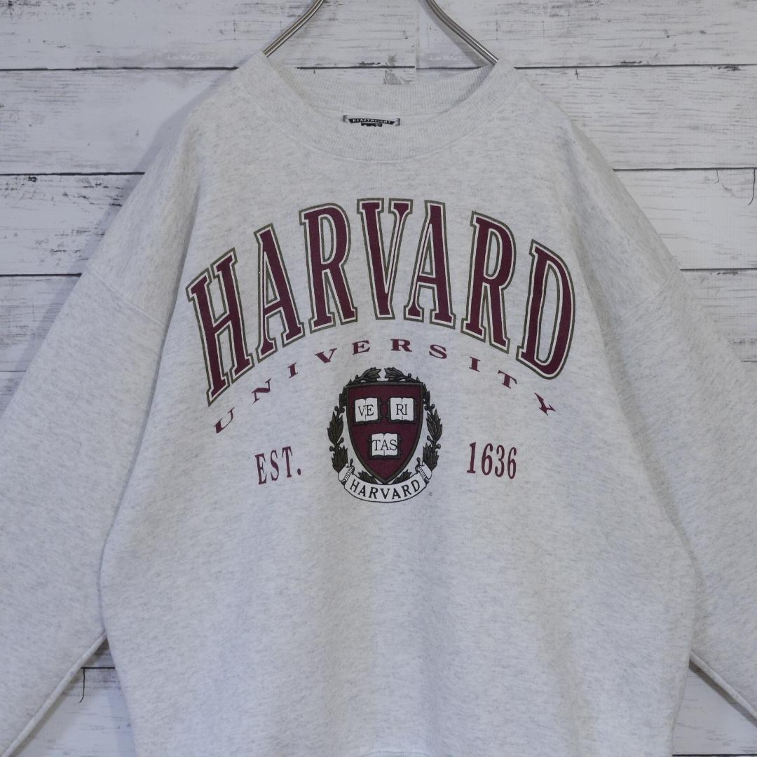 激安】 ハーバード リー Lee 90s USA製 カレッジプリント グレー
