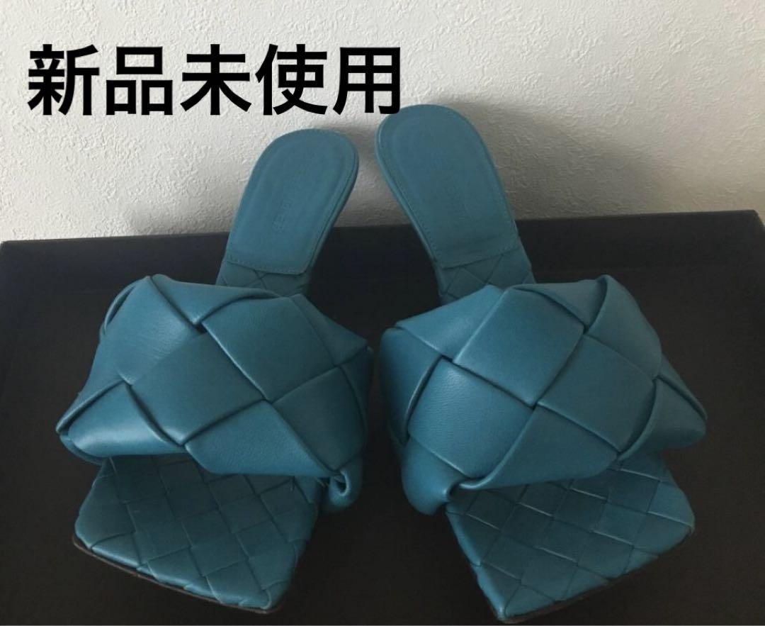 ボッテガヴェネタ リド レザー イントレチャート サンダル 35.5