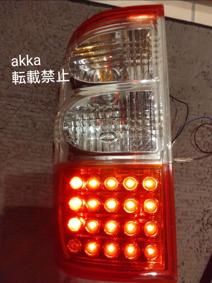 日産サファリ Y61前期 LEDテールランプやや傷や汚れあり BRIGHTFACE_UK