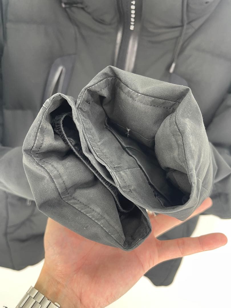 #デサント デサント オルテライン マウンテニア 水沢ダウン ブラック