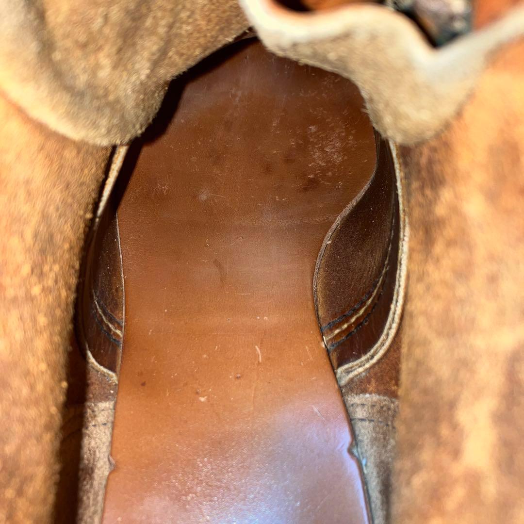 濃い　犬刻印　RED WING　875　犬刻印　8E　革靴　ヴィンテージ