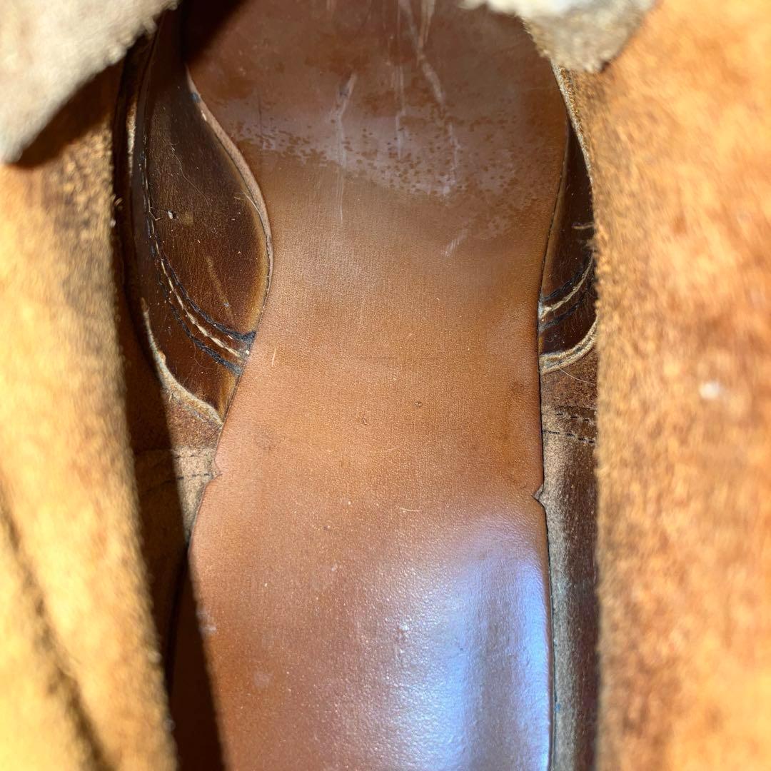 濃い　犬刻印　RED WING　875　犬刻印　8E　革靴　ヴィンテージ