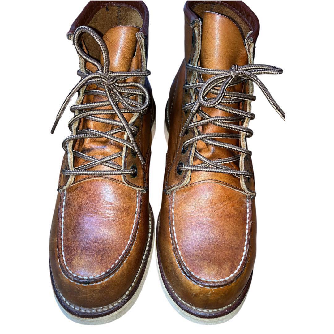 濃い　犬刻印　RED WING　875　犬刻印　8E　革靴　ヴィンテージ