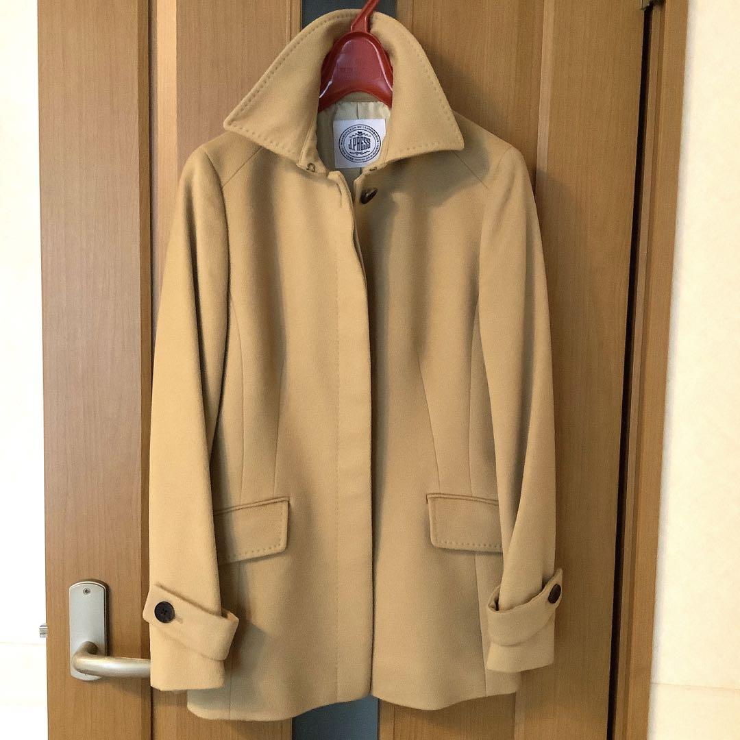 良品 ボールジィ シャムリバー ガウンコート ベージュ 36 ベルト