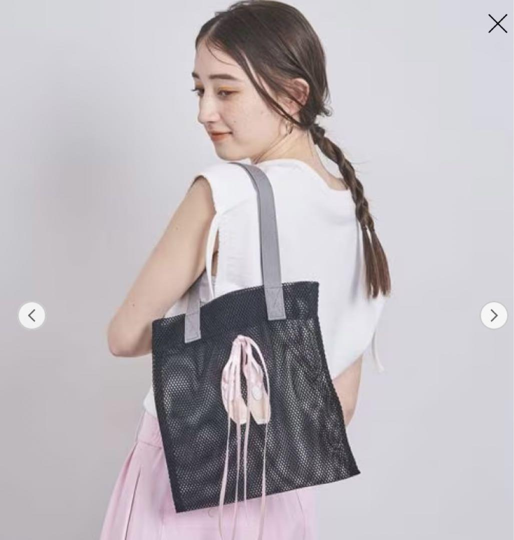 ＜LUDLOW＞メッシュトートバッグ MINI
