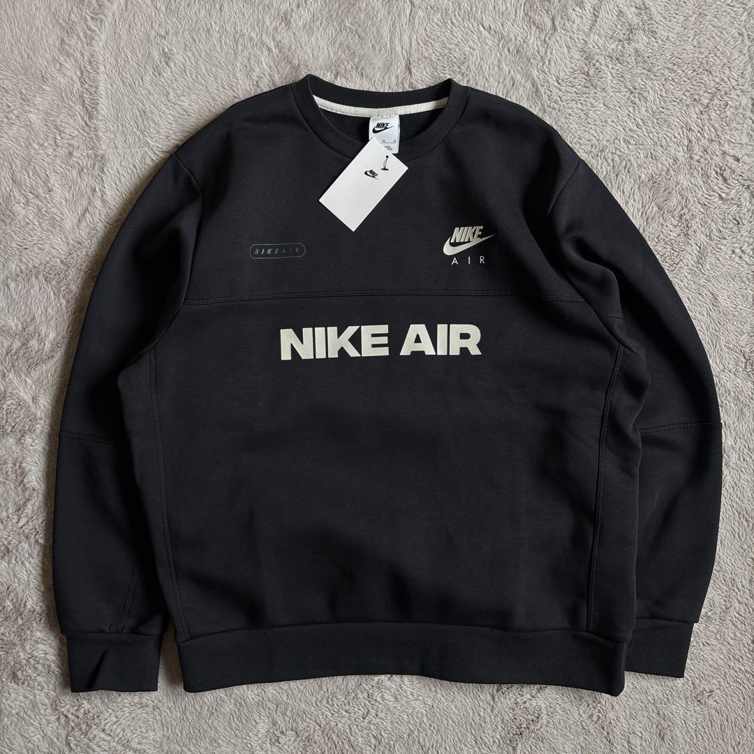 新品 ブラック トレーナー NIKE AIR スウェット ジョガーパンツ L