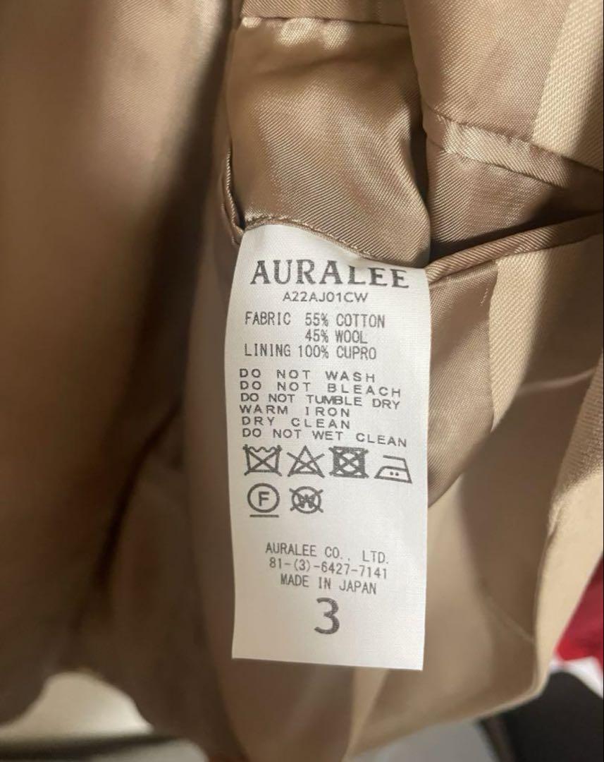 AURALEE 22AW OVER JACKET メンズ