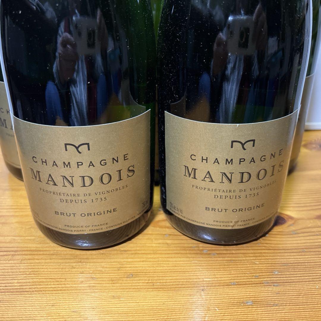 MANDOIS ブリュット・オリジン シャンパン 750ml 12% ５本セット