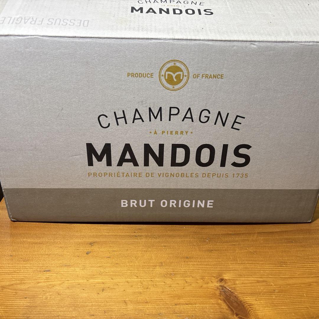 MANDOIS ブリュット・オリジン シャンパン 750ml 12% ５本セット