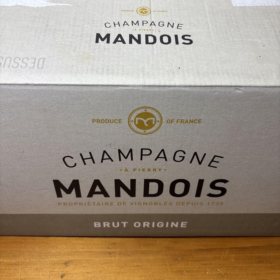 MANDOIS ブリュット・オリジン シャンパン 750ml 12% ５本セット