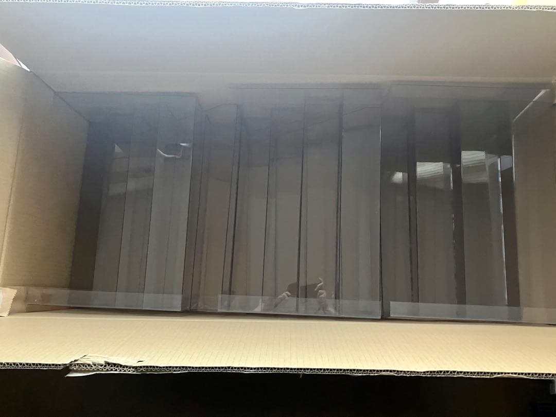 中古】アクリル ディスプレイケース ひな壇4段 ×6台 什器33×44