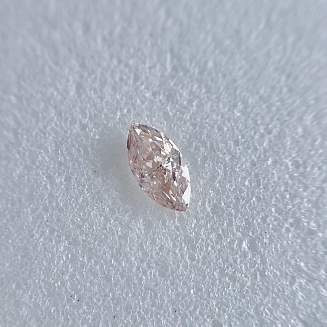 タイプ2a 0.109ct VS-1 天然オレンジダイヤモンドルース FPO