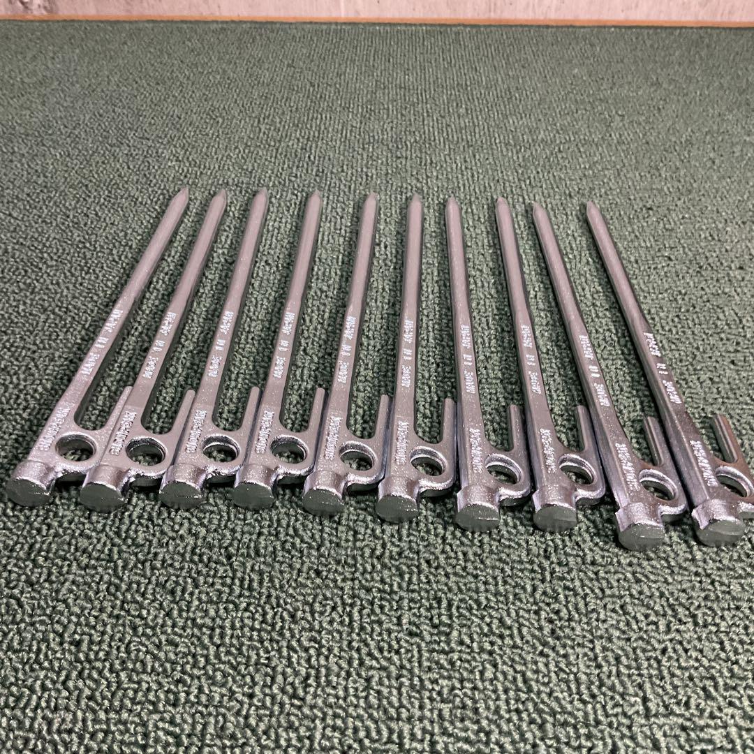 新品 65TH クロームソリッドステーク２0 スノーピーク snow peak