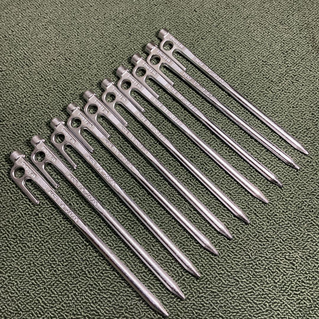 新品 65TH クロームソリッドステーク２0 スノーピーク snow peak
