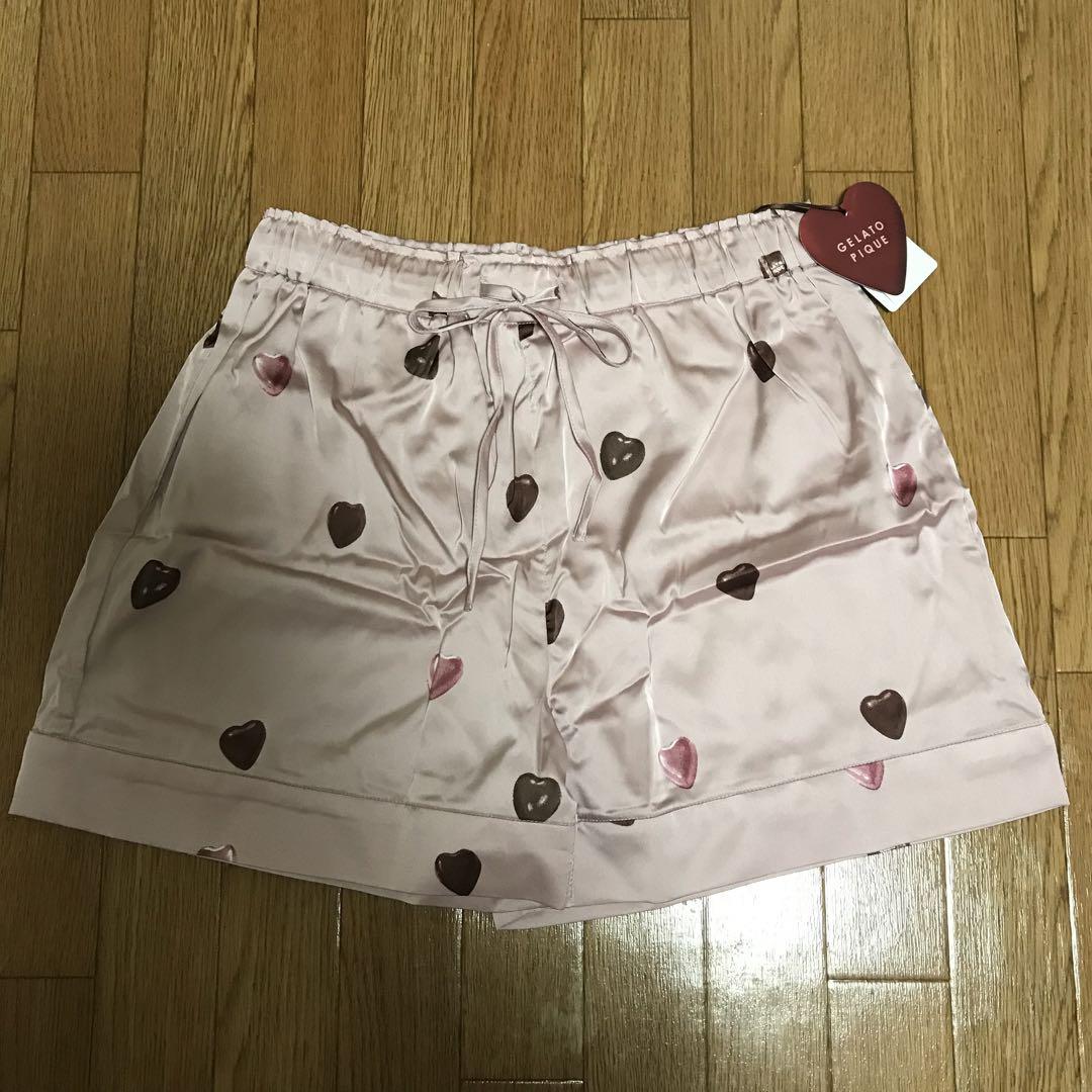 新品◆ジェラートピケ◆ ハートチョコキャミソール＆ショートパンツ 上下セット 新品】ジェラートピケ ハートチョコキャミソール＆ショート