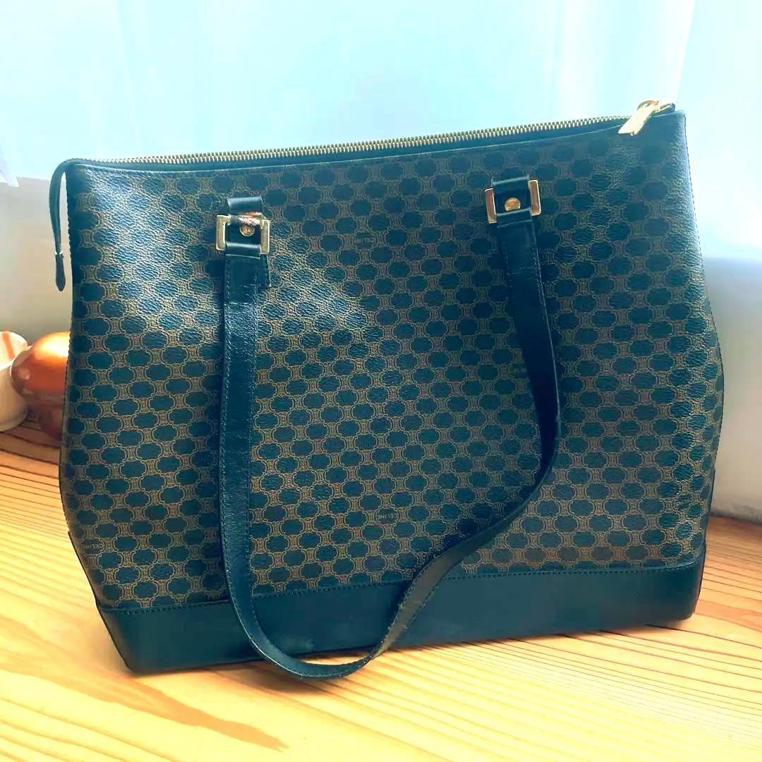 グッチ セリーヌ ブラック レザー ショルダーバッグ 2点 訳あり 難あり