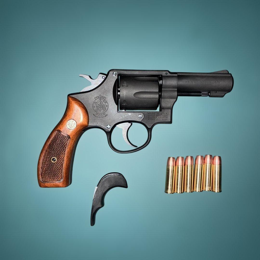 m10 3インチ ブラックHW 木製グリップ グリップアダプター付き