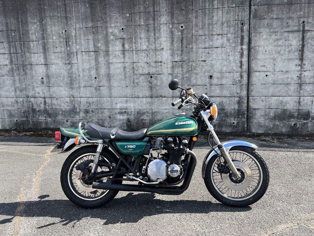 z750d1 昭和53年登録　枠内ストックパーツ多数　オリジナル　最終型z2