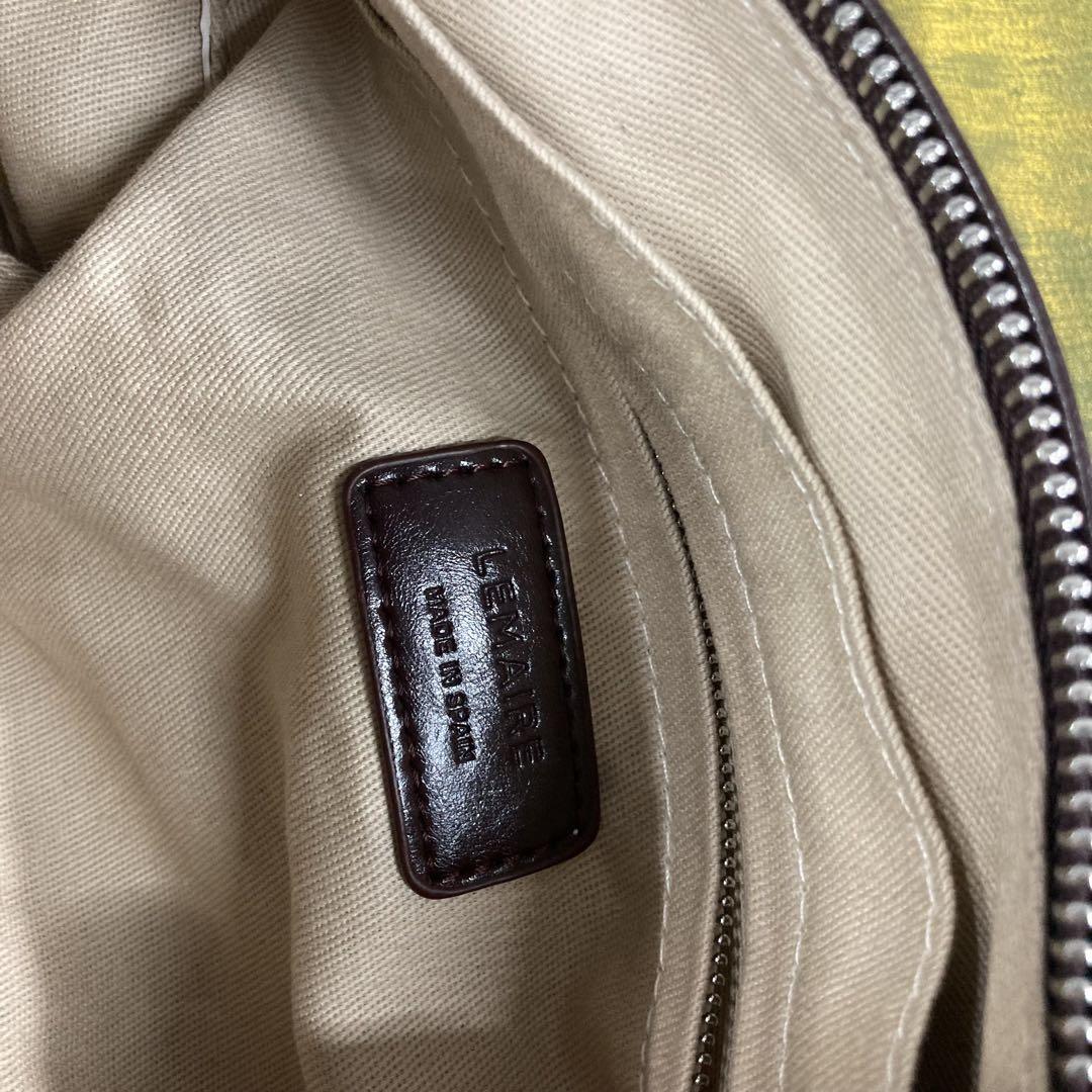 LEMAIRE Soft Croissant ショルダーバッグ ブラウン