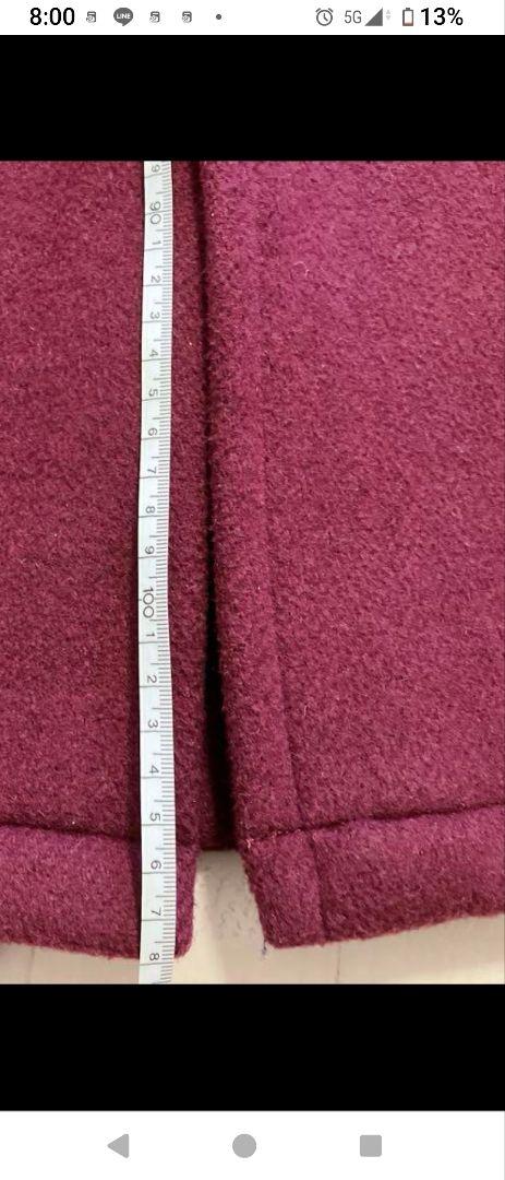 ロンドントラディショナル　ボルドー　赤　レッド ダッフルコート 　値下げ可能