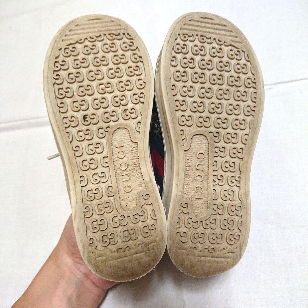 GUCCI TENNIS 1977 キッズスニーカー (シューズ袋付き)