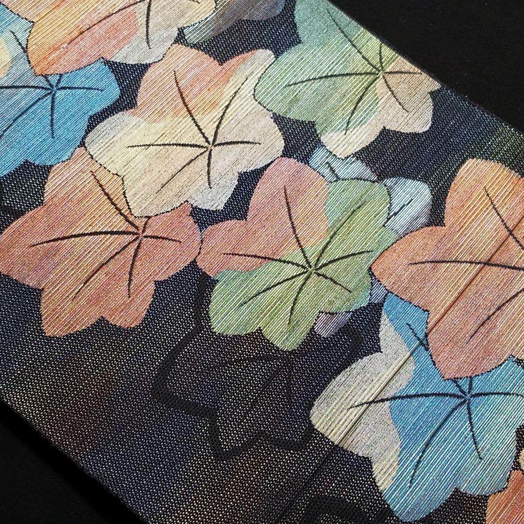 M3167【着物と帯 京月花】割と綺麗な正絹名古屋帯10点□塩瀬刺繍